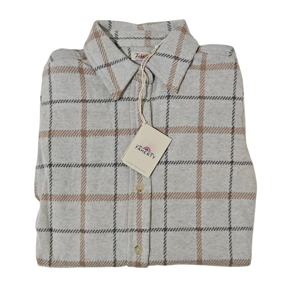 Faherty Legend Sweater Dress Women XXS Open Tundra Windowpane NWT 🍁🍂 - Picture 4 of 7